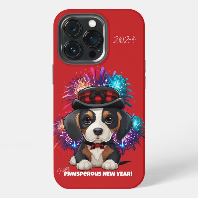 Year of Woofs! Iphone Case (Back)