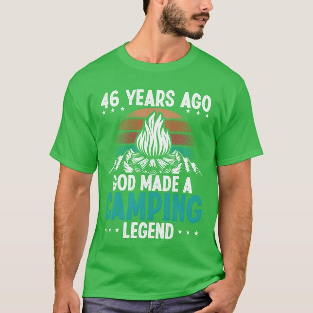 Year Old Camping Legend Scout Birthday Camper frie T-Shirt (Front)