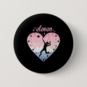 Year Old Cute Volleyball Birthday Girl th Bday Button
