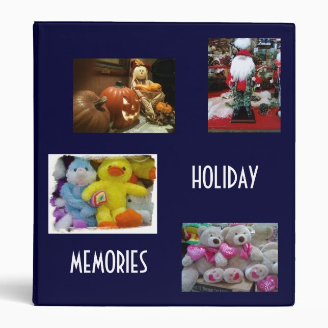 YEAR ROUND HOLIDAY MEMORIES BINDER (Front)