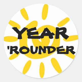 YEAR 'ROUNDER STICKER