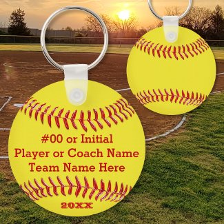 YEAR, Team Name, Text BULK Softball Gifts