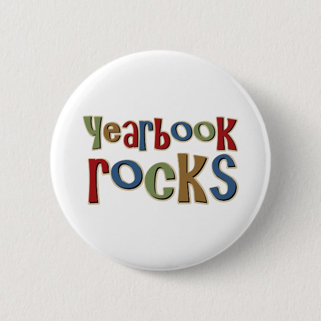 Yearbook Rocks Button (Front)