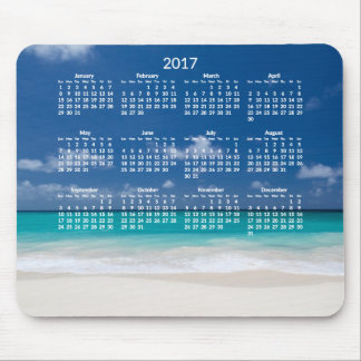 Yearly Beach Calendar 2017 Mousepads Add Photo