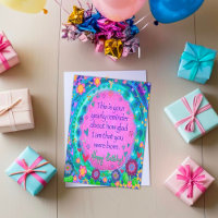 Yearly Birthday Reminder Beautiful Floral Fun