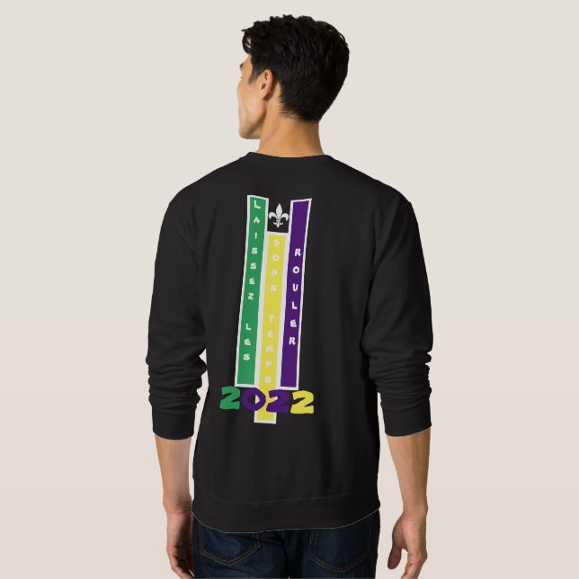 Yearly mardi gras 1st edition sweatshirt (Back Full)