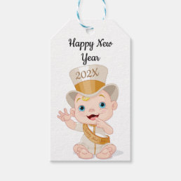 Yearly New Year Baby Gift Tags