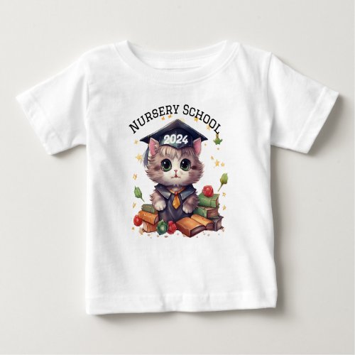 Yearly Nursery School Graduate  Baby T_Shirt