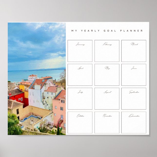 Yearly Vacation Planner Poster (Front)