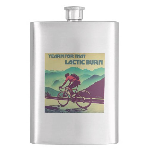 Yearn For That Lactic Burn Cycling Flask