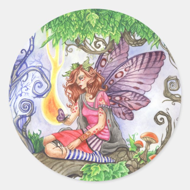 Yearning Colorful Fairy Sticker (Front)