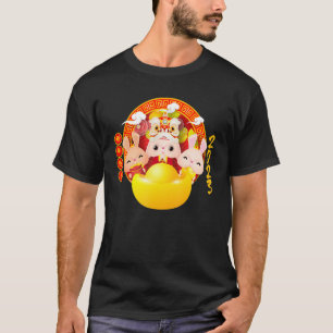 Years Of The Rabbit Chinese New Years Boy Girl Kid T-Shirt