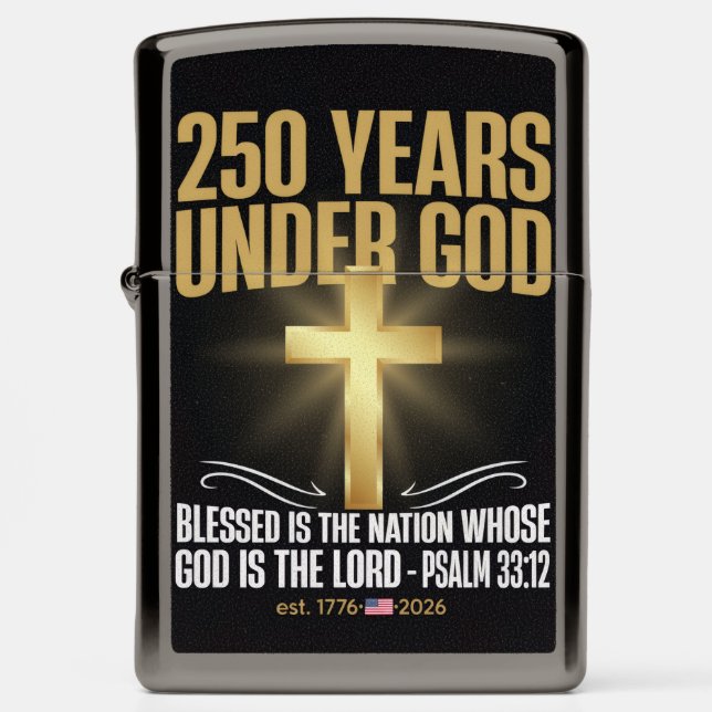 Years Under God 250  Zippo Lighter (Front)