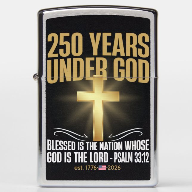 Years Under God 250  Zippo Lighter (Front)