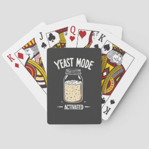 Yeast Mode Activated Baking Cooking Chef Poker Cards