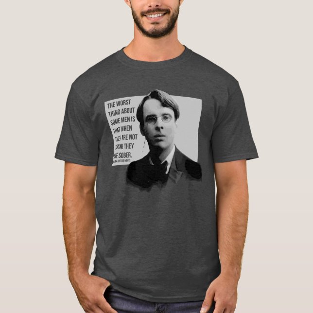 Yeats Sober men T-Shirt (Front)