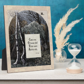 Yeats "The Stolen Child" Victorian 8x10 Art Plaque