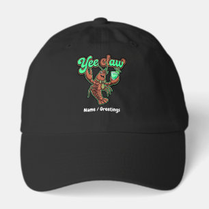 Yee Claw Retro Crawfish Bow Coastal Cocktail  Hat