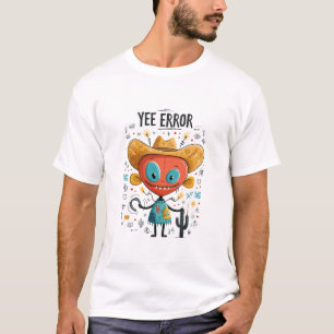 Yee Error Funny Cowboy Alien Character Gift T-Shirt