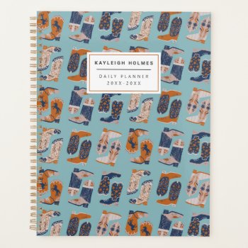 Yee Haw Cowgirl Planner by Low_Star_Studio at Zazzle