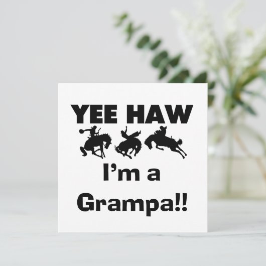 Yee Haw I'm a Grampa T-shirts and Gifts (Standing Front)