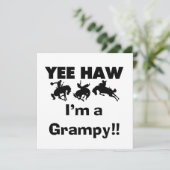 Yee Haw I'm a Grampy T-shirts and Gifts (Standing Front)