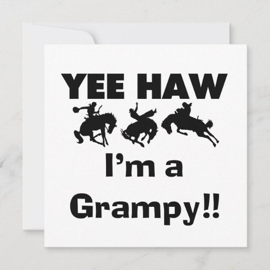 Yee Haw I'm a Grampy T-shirts and Gifts (Front)