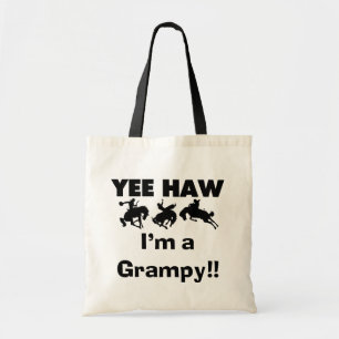 Yee Haw I'm a Grampy T-shirts and Gifts Tote Bag