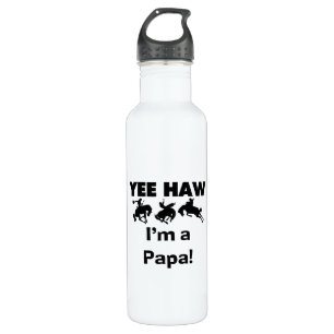 Yee Haw I'm a Papa T-shirts and Water Bottle