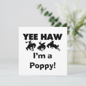 Yee Haw I'm a Poppy T-shirts and Gifts (Standing Front)