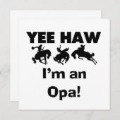 Yee Haw I'm an Opa T-shirts and Gifts (Front/Back)