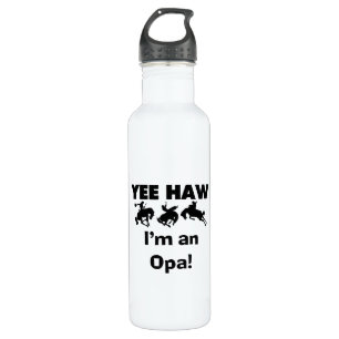 Yee Haw I'm an Opa T-shirts and Stainless Steel Water Bottle