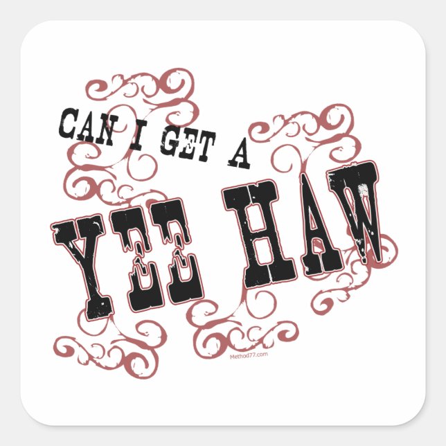 Yee Haw Stickers (Front)