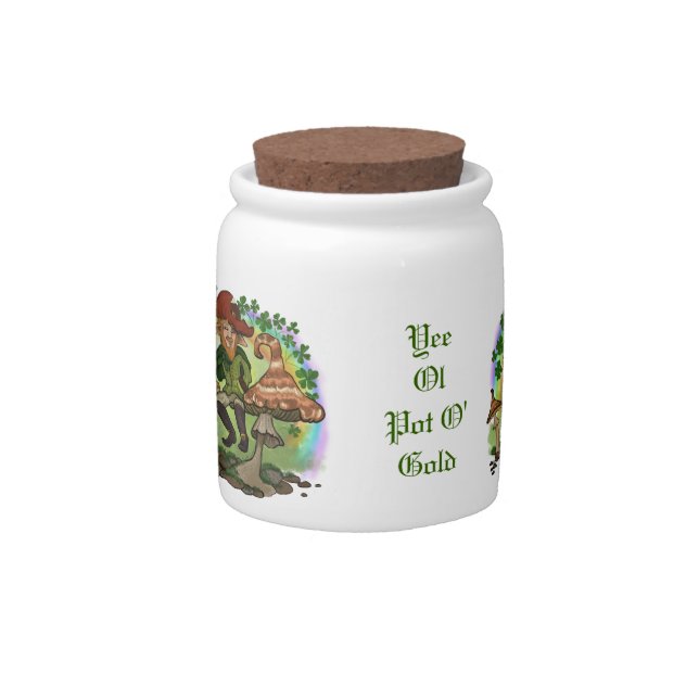 Yee Ol Pot O Gold~leprechaun jar (Front)