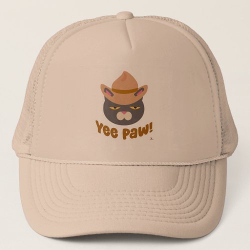 Yee Paw  Cute Cowboy Hat Country Fun Art