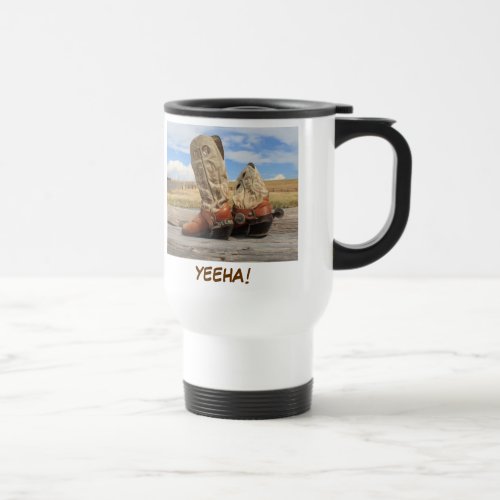 Yeeha Western Boot Travel Mug