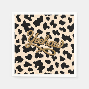 Yeehaw Adventure in the Wild West Rodeo Birthday Napkins