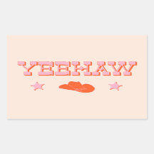 Yeehaw + cowboy or cowgirl hat