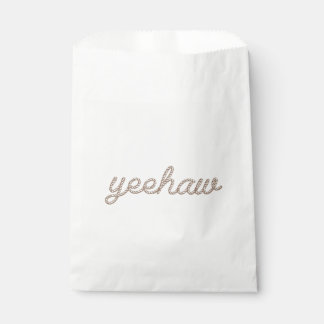 Yeehaw My First Rodeo Birthday Favor Bag