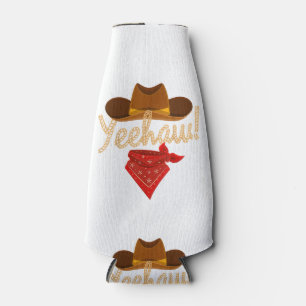 Yeehaw Western Country Howdy Southern Cowboy Yee H Bottle Cooler