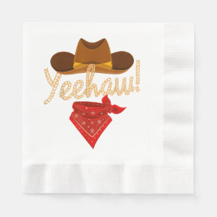 Yeehaw Western Country Howdy Southern Cowboy Yee H Napkins