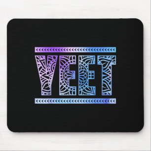Yeet Funny Slang Quote Humor Meme Mouse Pad