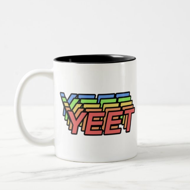 YEET Two-Tone COFFEE MUG (Left)