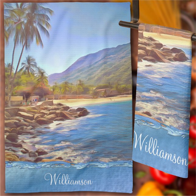 Yelapa Beach 761 Kitchen Towel (Creator Uploaded)