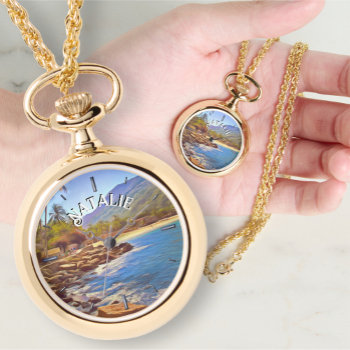 Yelapa Beach 761 Necklace Watch by Treasures_by_Lola at Zazzle