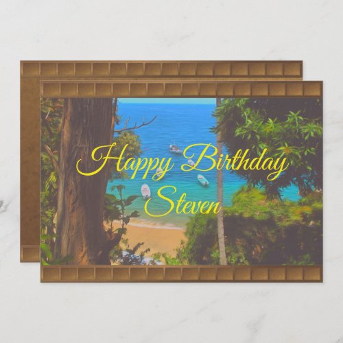 Yelapa Birthday 1017 Card