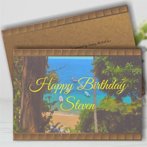 Yelapa Birthday 1017 Card