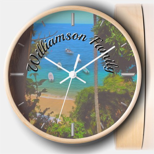 Yelapa Family 1017 Clock