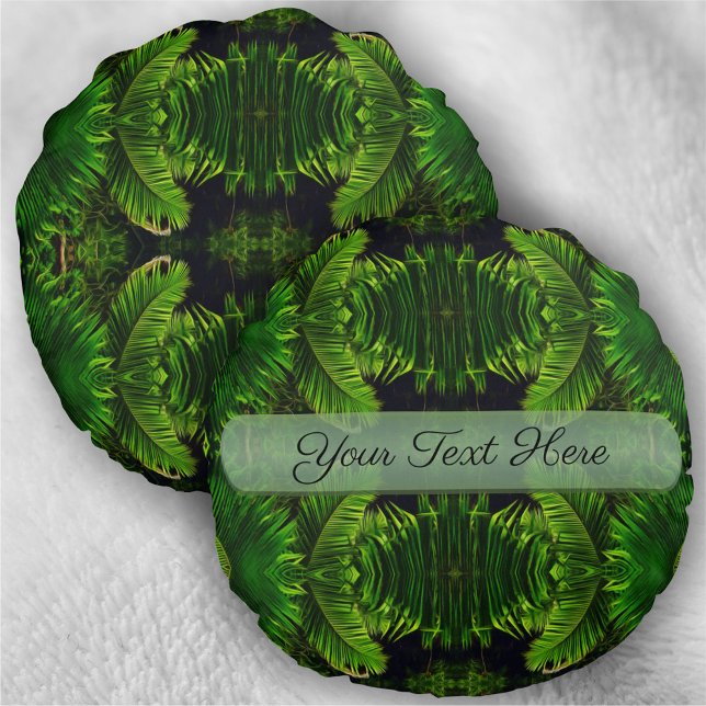 Yelapa Palms 0828 Round Pillow (Creator Uploaded)