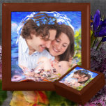 Yelapa Scenic Family 0819 Keepsake Box<br><div class="desc">Painting “Yelapa Scenic Path View 0819” Collection Hold your valuables in this beautiful keepsake box. Made of lacquered wood, the jewelry box comes in golden oak, ebony black, emerald green, and red mahogany. Soft felt protects your jewelry and other collectibles. Personalize on the product page or click the "Customize" button...</div>